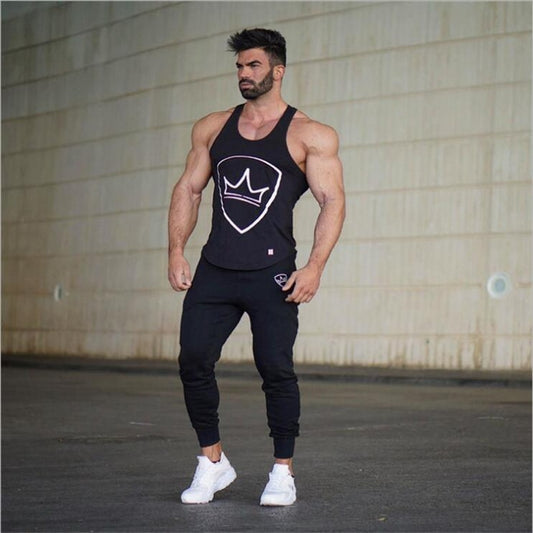 Men Joggers Sweatpants Men Joggers Trousers Sporting Clothing The high quality Bodybuilding Pants/Sweat-absorbent and breathable bottoming vest