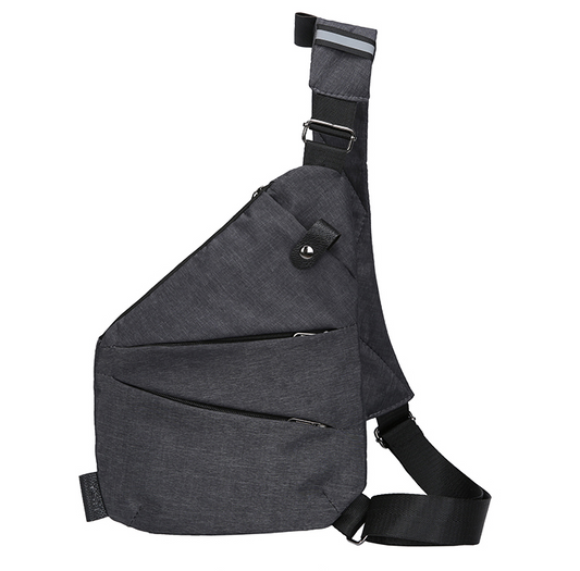 Unisex Anti-Theft Male Chest Bag Men Hidden Shoulder Messenger Bag