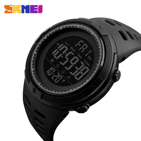 SKMEI 1251 Fashion Outdoor Sport Watch Men Multifunction Watches Alarm Clock Chrono 5Bar Waterproof Digital Watch reloj hombre