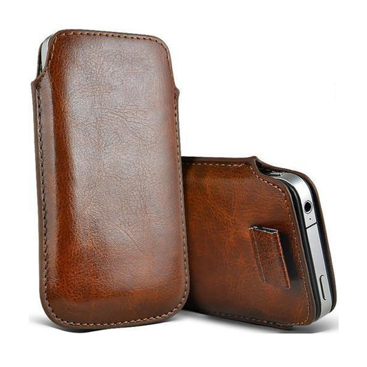 Leather Pouch Coque Phone Bag Case